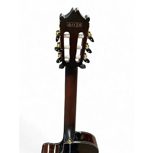 Used Ibanez GA35TCE Tobacco Burst Classical Acoustic Electric Guitar