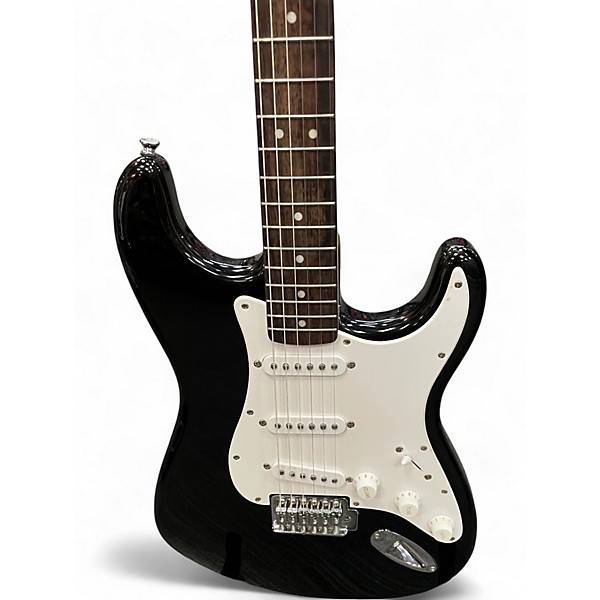 Used Squier Affinity Stratocaster Black Solid Body Electric Guitar