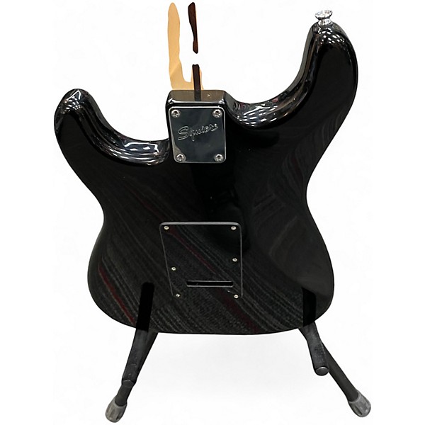 Used Squier Affinity Stratocaster Black Solid Body Electric Guitar