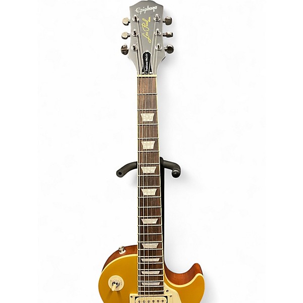 Used Epiphone Les Paul Traditional Pro IV Gold Solid Body Electric Guitar