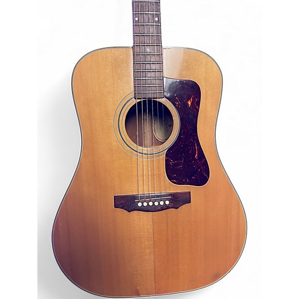 Vintage 1971 Guild D40 Natural Acoustic Guitar