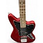Used Squier Vintage Modified Jaguar Bass Candy Apple Red Electric Bass Guitar