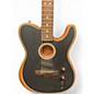 Used Fender Acoustasonic Player Telecaster Brushed black Acoustic Electric Guitar