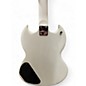 Used Leo Jaymz DOUBLE CUT STANDARD White Solid Body Electric Guitar