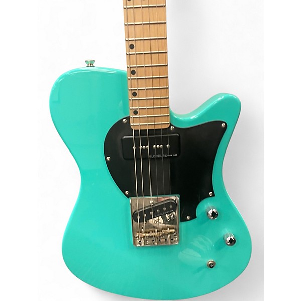 Used John Page AJ Classic Seafoam Pearl Solid Body Electric Guitar