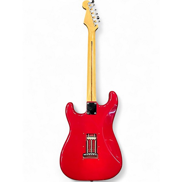 Vintage 1980s Fender American Standard Stratocaster red Solid Body Electric Guitar