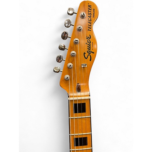 Used Squier Classic Vibe 70s Thinline Telecaster Alpine White Hollow Body Electric Guitar