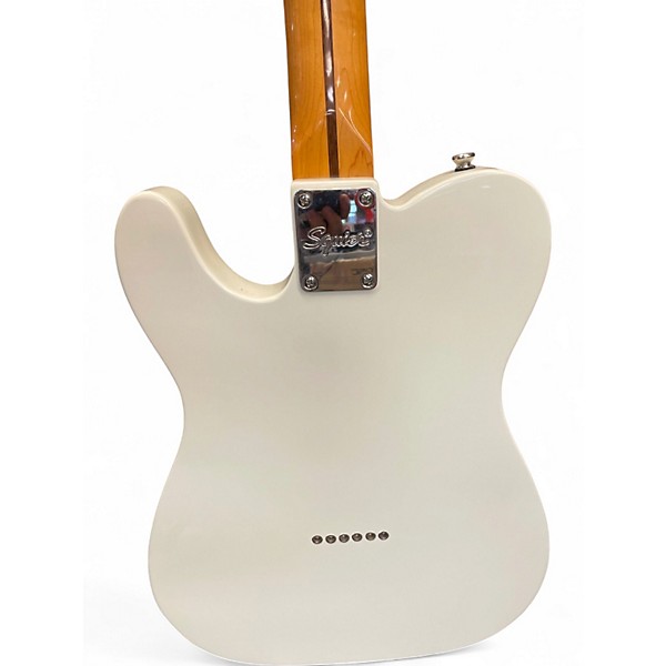 Used Squier Classic Vibe 70s Thinline Telecaster Alpine White Hollow Body Electric Guitar