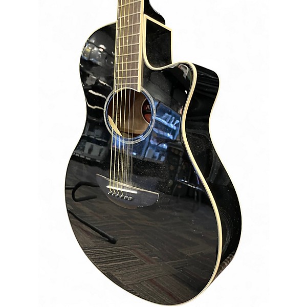 Used Yamaha APX600 Black Acoustic Electric Guitar