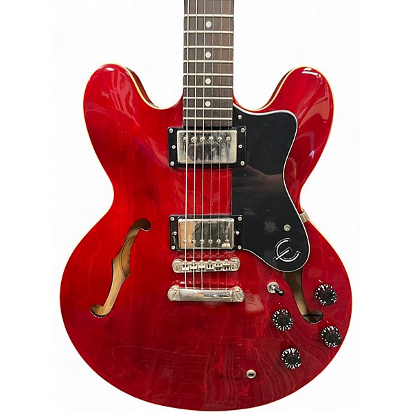Used Epiphone Dot Cherry Hollow Body Electric Guitar