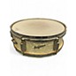 Vintage 1960s Rogers 14X5 Luxor Snare Pearl White Drum thumbnail