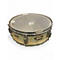 Vintage 1960s Rogers 14X5 Luxor Snare Pearl White Drum