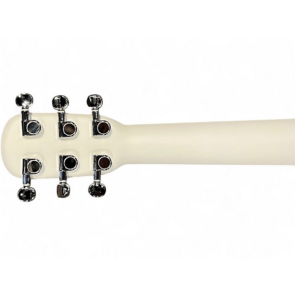 Used LAVA MUSIC ME PLAY White Acoustic Electric Guitar