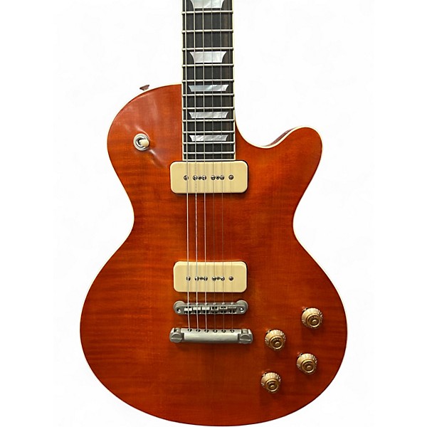 Used Eastman SB56/TV-AMB Amber Solid Body Electric Guitar