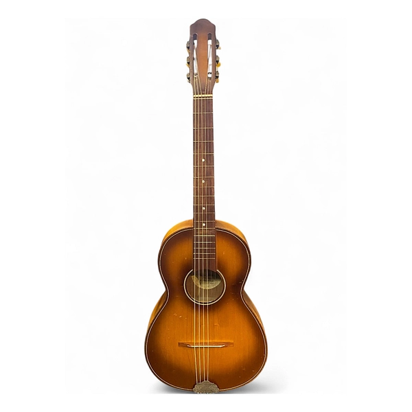 Vintage 1940s Henri Miller MIRECOURT M40 NATURAL BURST Acoustic Guitar