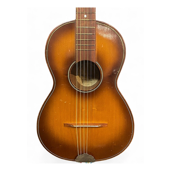 Vintage 1940s Henri Miller MIRECOURT M40 NATURAL BURST Acoustic Guitar