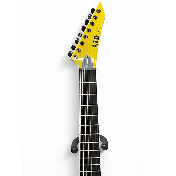 Used ESP LTD Stephen Carpenter SC-608 Yellow Baritone Guitars
