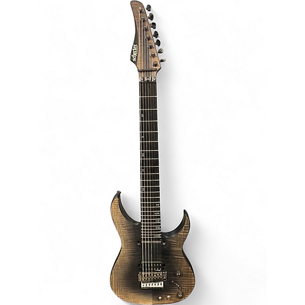 Used 2021 Schecter Guitar Research Banshee Mach FR S FalloutBurst Solid Body Electric Guitar