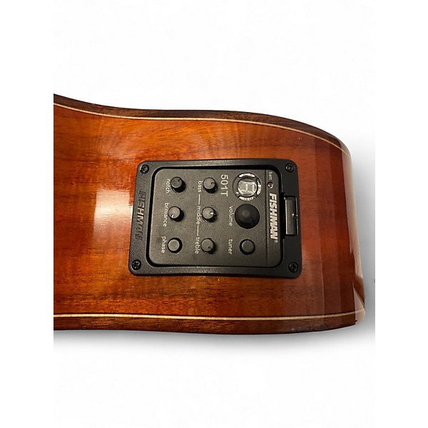 Used Washburn WCG55CE Walnut Acoustic Electric Guitar