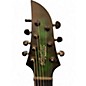 Used Schecter Guitar Research KM-7 MK-III GREEN AND BLACK Solid Body Electric Guitar