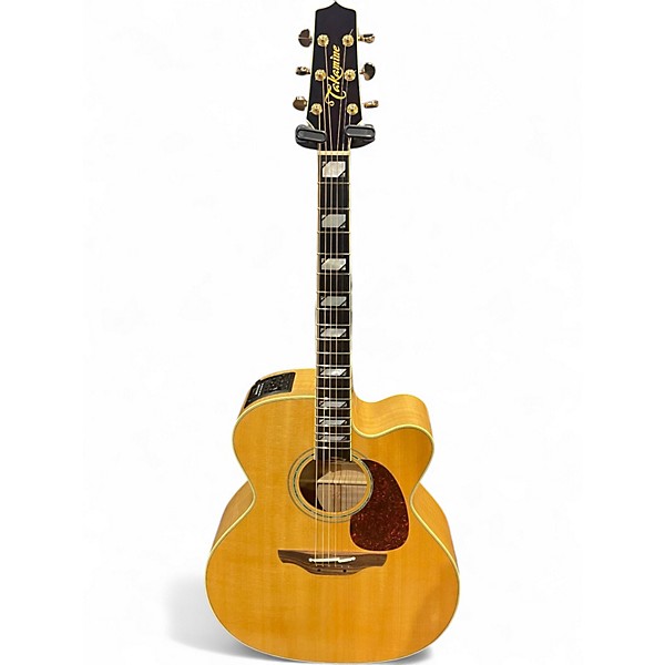 Used 2004 Takamine TF250SMC Natural Acoustic Electric Guitar