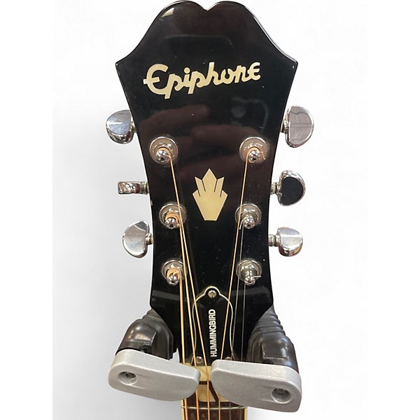 Used Epiphone Hummingbird Cherry Sunburst Acoustic Guitar