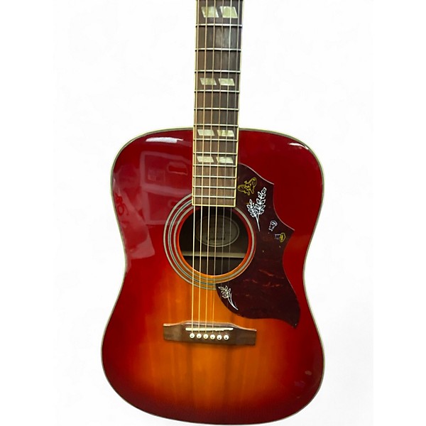 Used Epiphone Hummingbird Cherry Sunburst Acoustic Guitar