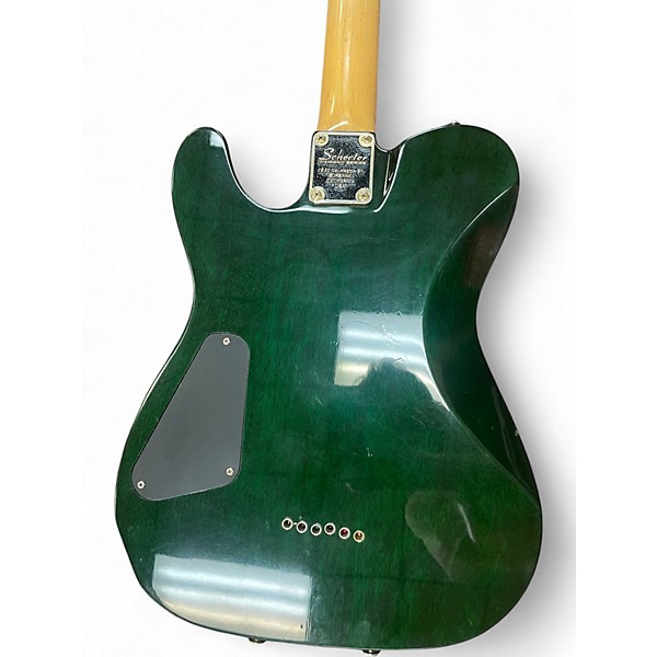 Used Schecter Guitar Research 30TH ANNIVERSARY PT Emerald Green Solid Body Electric Guitar