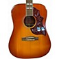 Used Epiphone Hummingbird Honey Burst Acoustic Guitar
