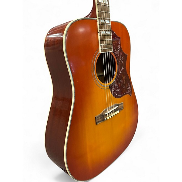 Used Epiphone Hummingbird Honey Burst Acoustic Guitar