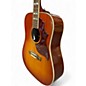 Used Epiphone Hummingbird Honey Burst Acoustic Guitar
