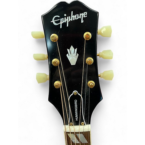 Used Epiphone Hummingbird Honey Burst Acoustic Guitar