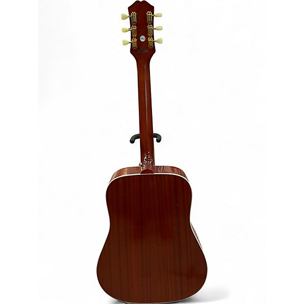 Used Epiphone Hummingbird Honey Burst Acoustic Guitar