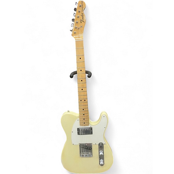 Vintage 1973 Fender Telecaster White Blonde Solid Body Electric Guitar
