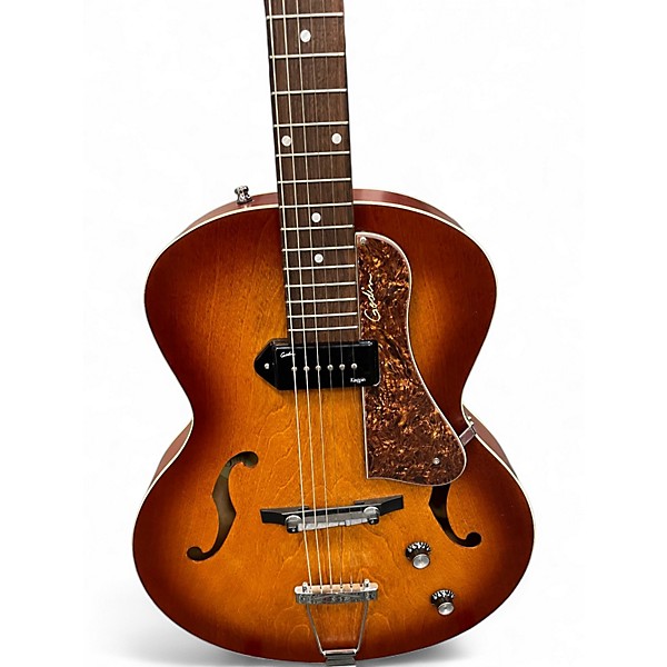 Used Godin 5th Avenue Kingpin P90 Natural Hollow Body Electric Guitar
