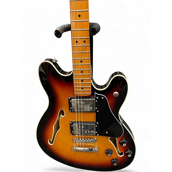 Used Squier Classic Vibe Starcaster Hollow Sunburst Hollow Body Electric Guitar