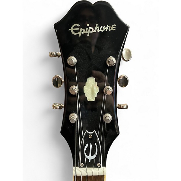 Used Epiphone Riviera Frequensator Royal Tan Hollow Body Electric Guitar