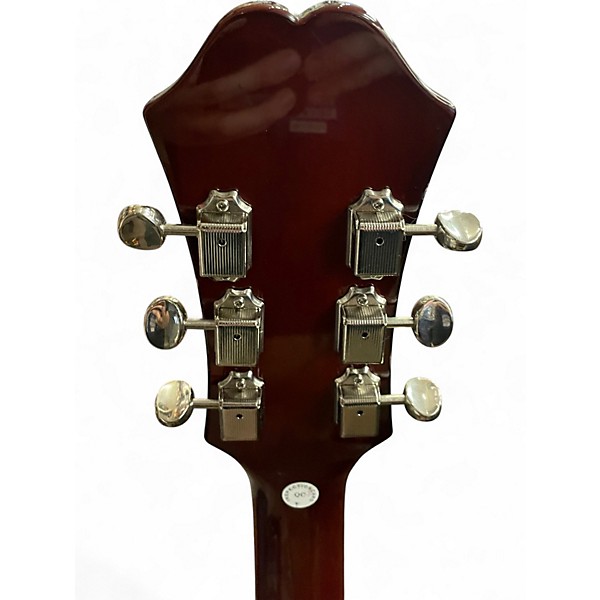 Used Epiphone Riviera Frequensator Royal Tan Hollow Body Electric Guitar