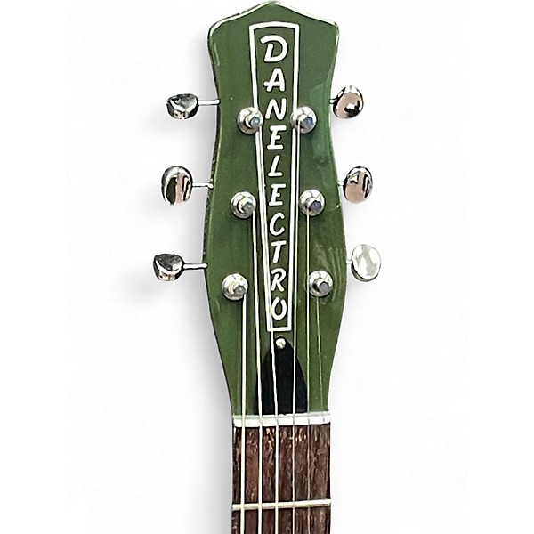 Used Danelectro 59 NOS + Green Solid Body Electric Guitar