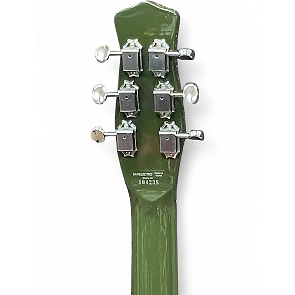 Used Danelectro 59 NOS + Green Solid Body Electric Guitar