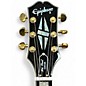 Used Epiphone Les Paul Custom Quilt Ocean Blue Solid Body Electric Guitar
