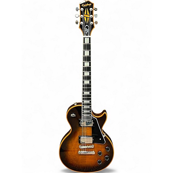 Used Epiphone Les Paul Custom Widow Orange Solid Body Electric Guitar