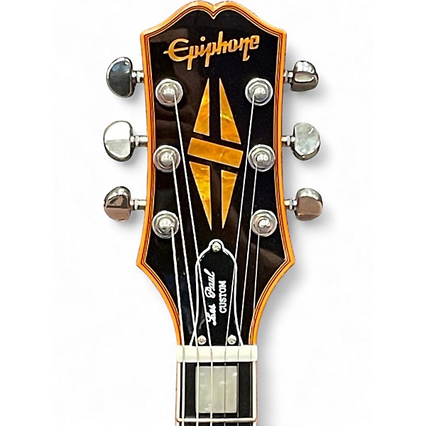 Used Epiphone Les Paul Custom Widow Orange Solid Body Electric Guitar