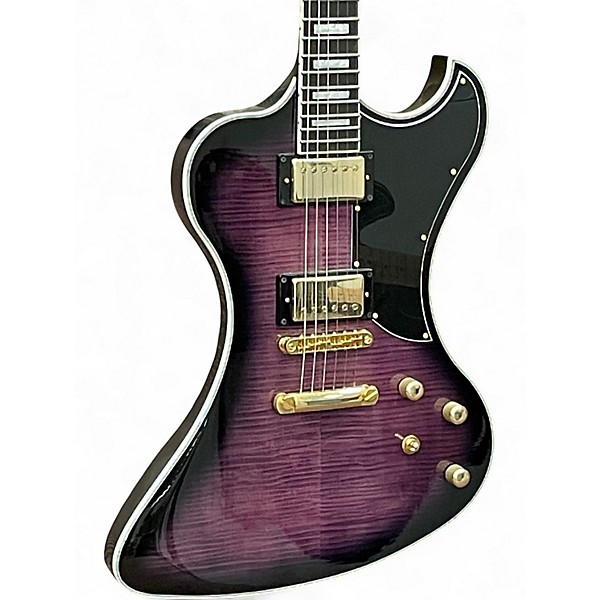 Used Grzenia Royale Purple Solid Body Electric Guitar