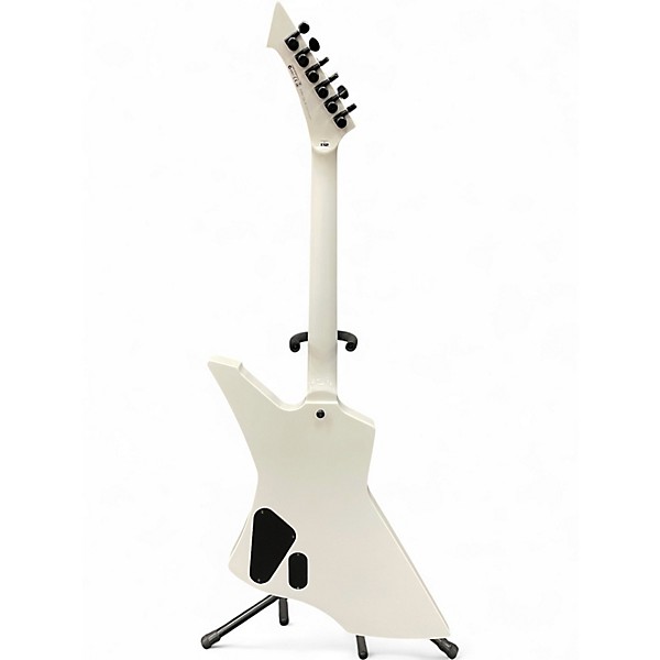 Used ESP LTD James Hetfield Snakebyte Snow White Solid Body Electric Guitar