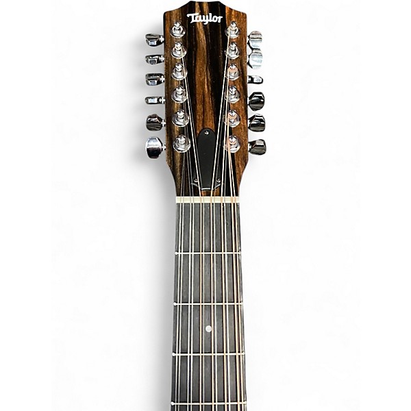 Used Taylor 150ce Left Handed Dreadnought 12-String Natural 12 String Acoustic Electric Guitar