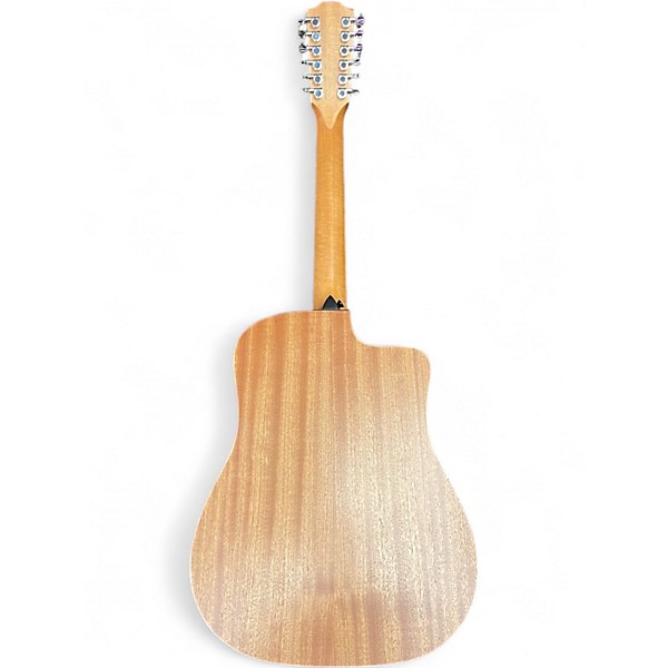 Used Taylor 150ce Left Handed Dreadnought 12-String Natural 12 String Acoustic Electric Guitar