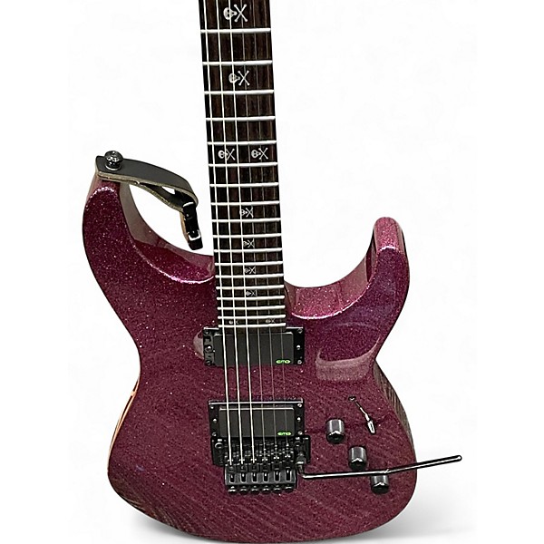 Used ESP LTD KH602 Kirk Hammett Purple Sparkle purple sparkle Solid Body Electric Guitar