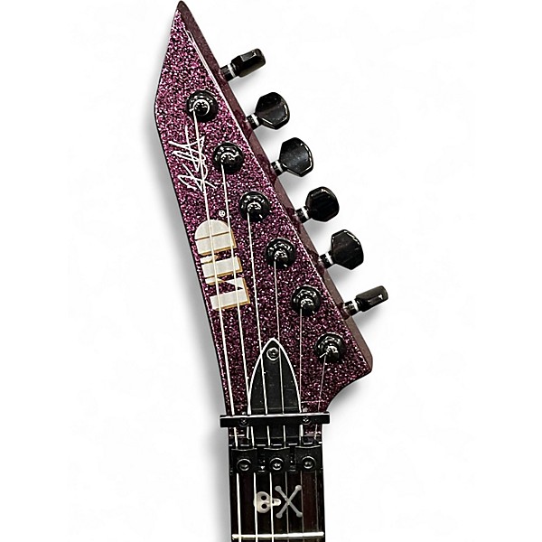 Used ESP LTD KH602 Kirk Hammett Purple Sparkle purple sparkle Solid Body Electric Guitar