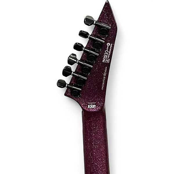 Used ESP LTD KH602 Kirk Hammett Purple Sparkle purple sparkle Solid Body Electric Guitar